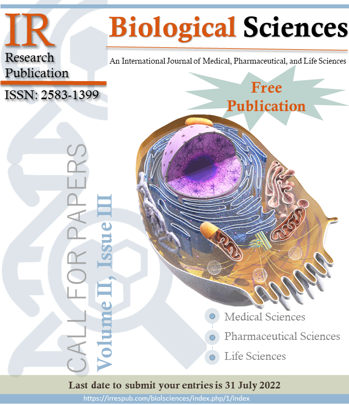 Call for papers for Biological Sciences journal volume 2, issue 2