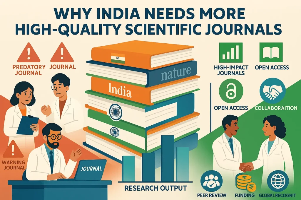 Why india needs high quality scientific journals