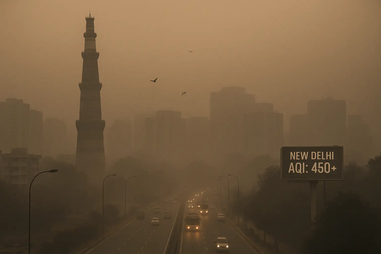 The Silent Killer: How India’s Air Quality is Stealing ~8 Years From Delhi Residents