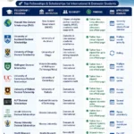Infographic titled "Fully Funded PhD Opportunities in New Zealand 2026" featuring a blue-themed table summarizing 11 major doctoral funding opportunities. The table includes the fellowship or scholarship name, host institution, eligibility criteria, funding coverage, and application deadline. Programs listed include the Manaaki New Zealand Scholarships, University of Auckland, University of Otago, Victoria University of Wellington, University of Canterbury, University of Waikato, AUT, Lincoln University, Massey University, Health Research Council (HRC) Doctoral Funding, and Rutherford Foundation Funding. The background includes New Zealand landmarks, mountains, and graduation-themed graphics, with a note encouraging applicants to verify deadlines and funding details on official websites.
